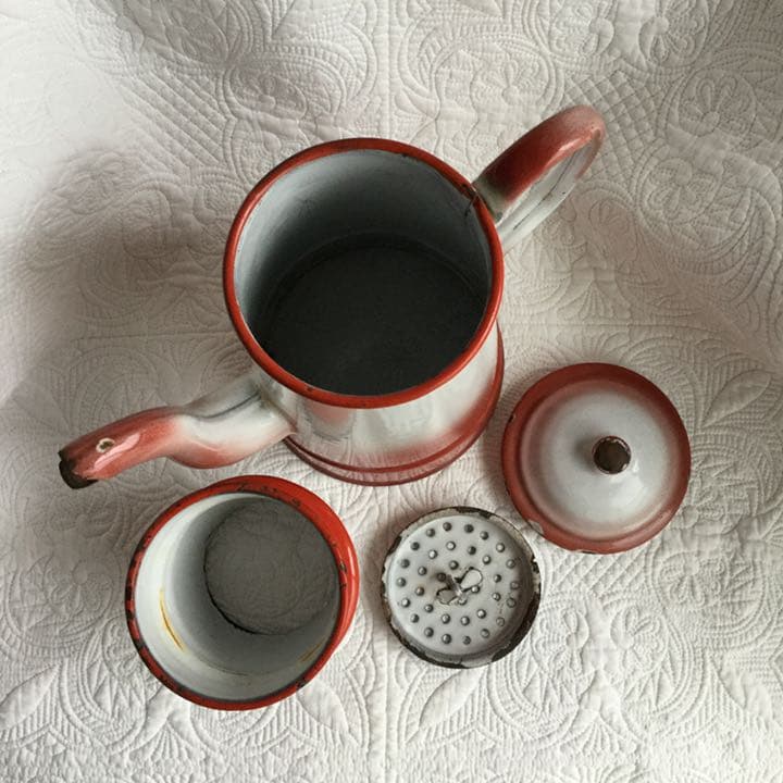 琺瑯ポット✳︎フランス　アンティーク