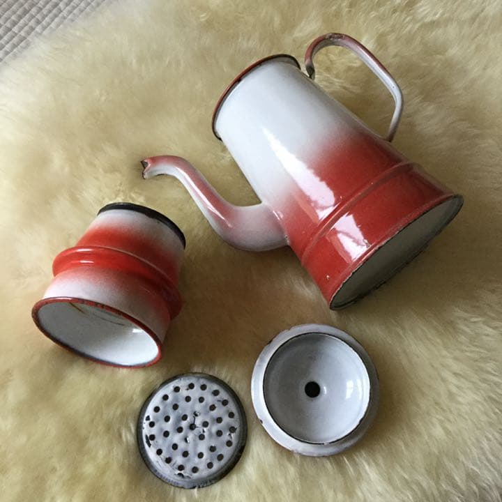 琺瑯ポット✳︎フランス　アンティーク