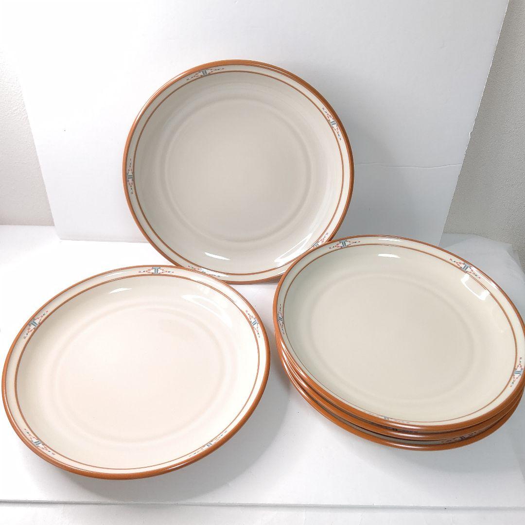 ノリタケ　ストーンウェア　ボルダーリッジⅡ 8699　プレート　皿　5枚　極美品