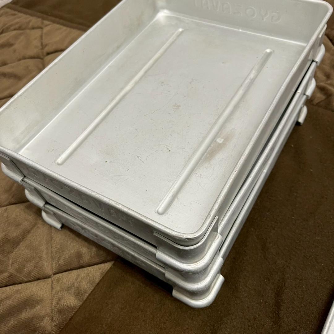 GYOZAVAT N44-2 バット3枚 フタ1枚 セット 小① A1375