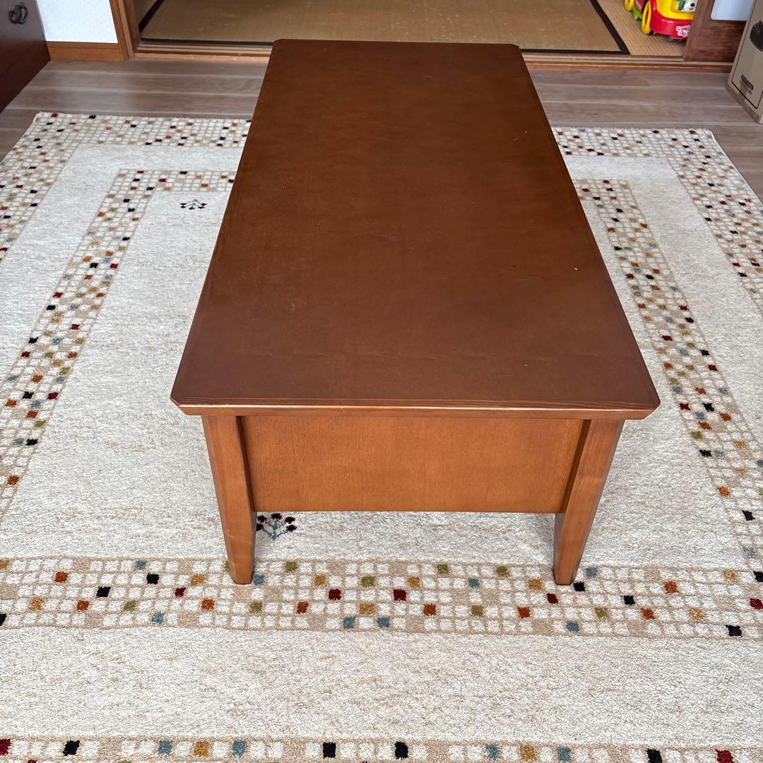 ニトリ　センターテーブル ロレインミドルブラウン