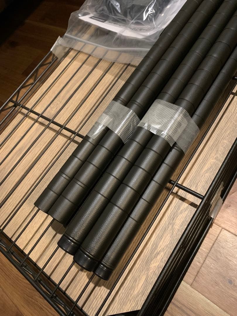 ルミナス ノワール ラック 5段 幅110 奥行40 【天板2枚付き】