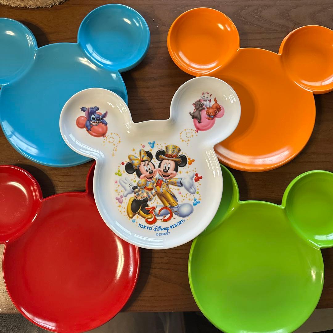 東京ディズニーランド30周年プレート1枚、ディズニーストアプレート