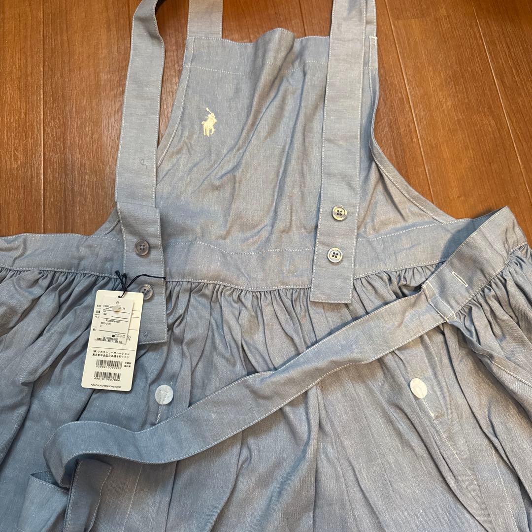 【未使用】ラルフローレン／アディソンシャンブレイエプロン