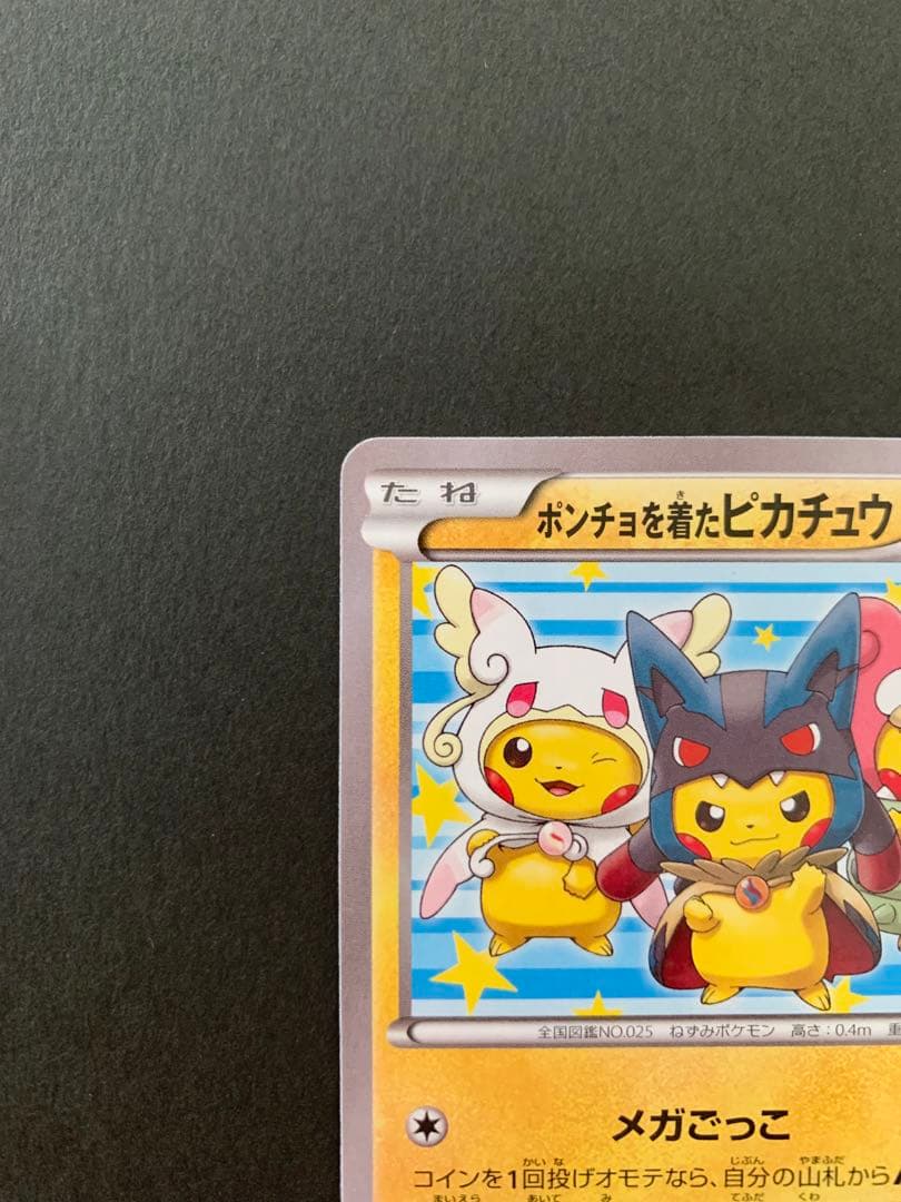 ポンチョを着たピカチュウ