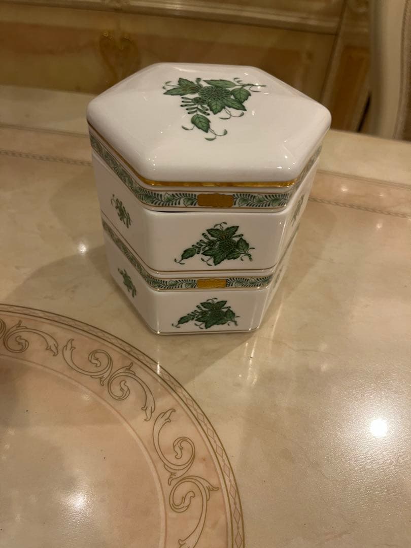 アポニー・グリーン] 重箱 (二段)