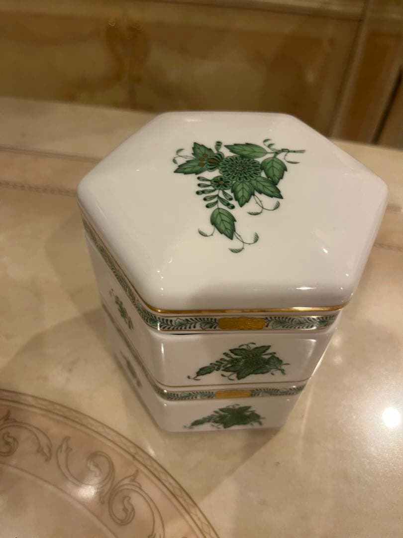 アポニー・グリーン] 重箱 (二段)