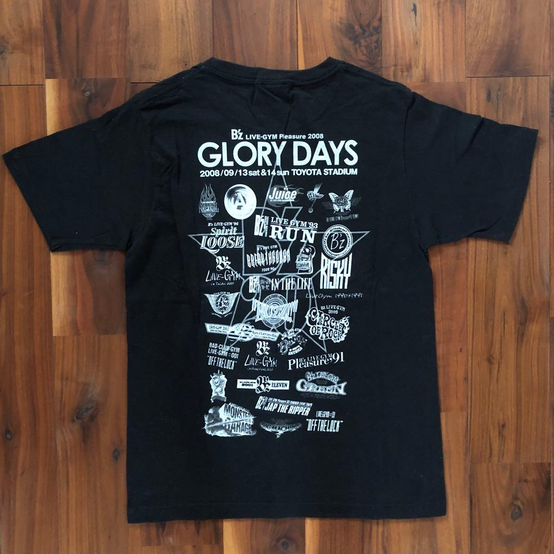 B'z Pleasure 2008 -GLORY DAYS- Tシャツ XS - メルカリ
