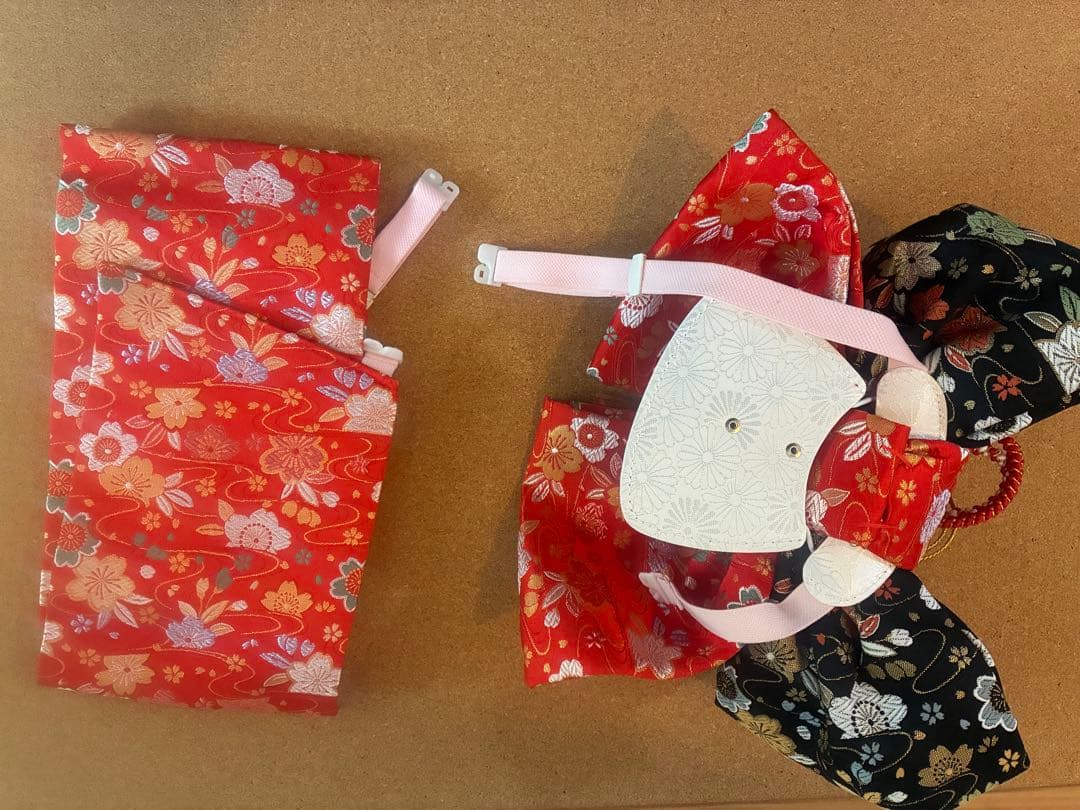 七五三 7歳 引き振袖　女の子 着物フルセット