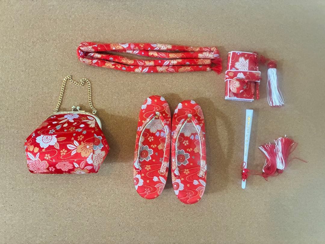 七五三 7歳 引き振袖　女の子 着物フルセット