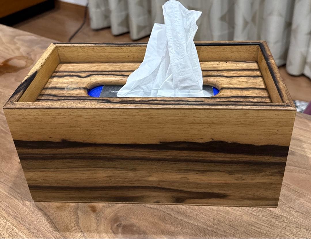 黒柿　ティッシュボックス