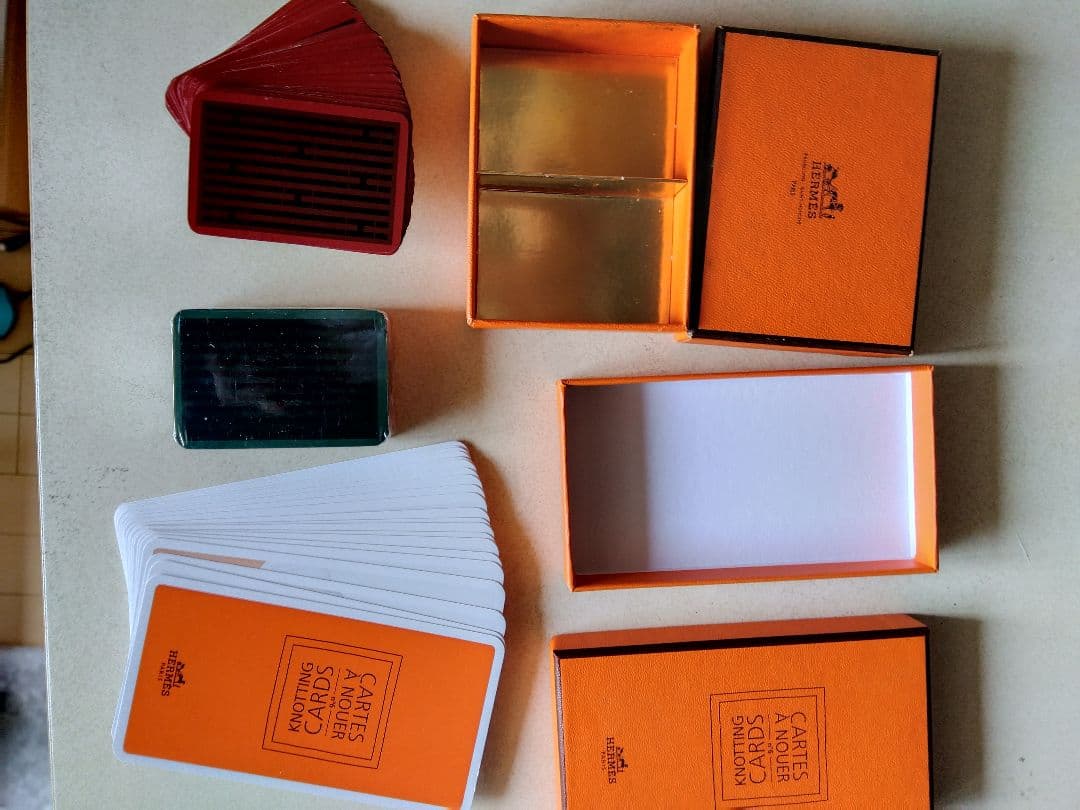 Hermès エルメス　ミニトランプ　ノッティングカード