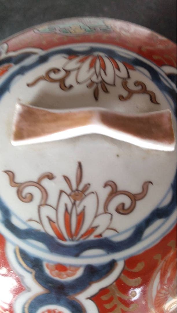 古伊万里 段重 古美術 色絵 金彩 江戸時代 龍 鳳凰 オブジェ - メルカリ