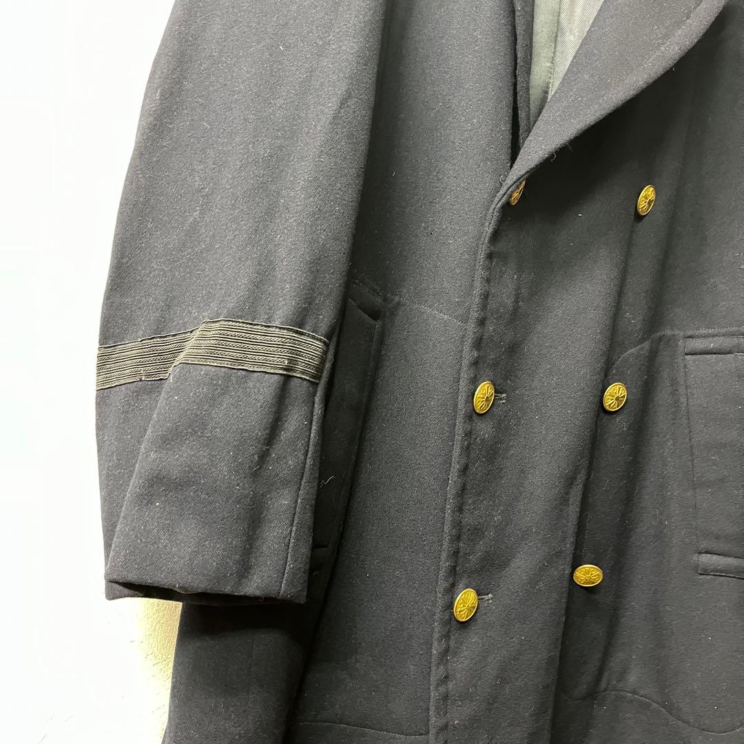 昭和39年製 日本ビンテージ 外套 ミリタリーコート 自衛隊 - メルカリ