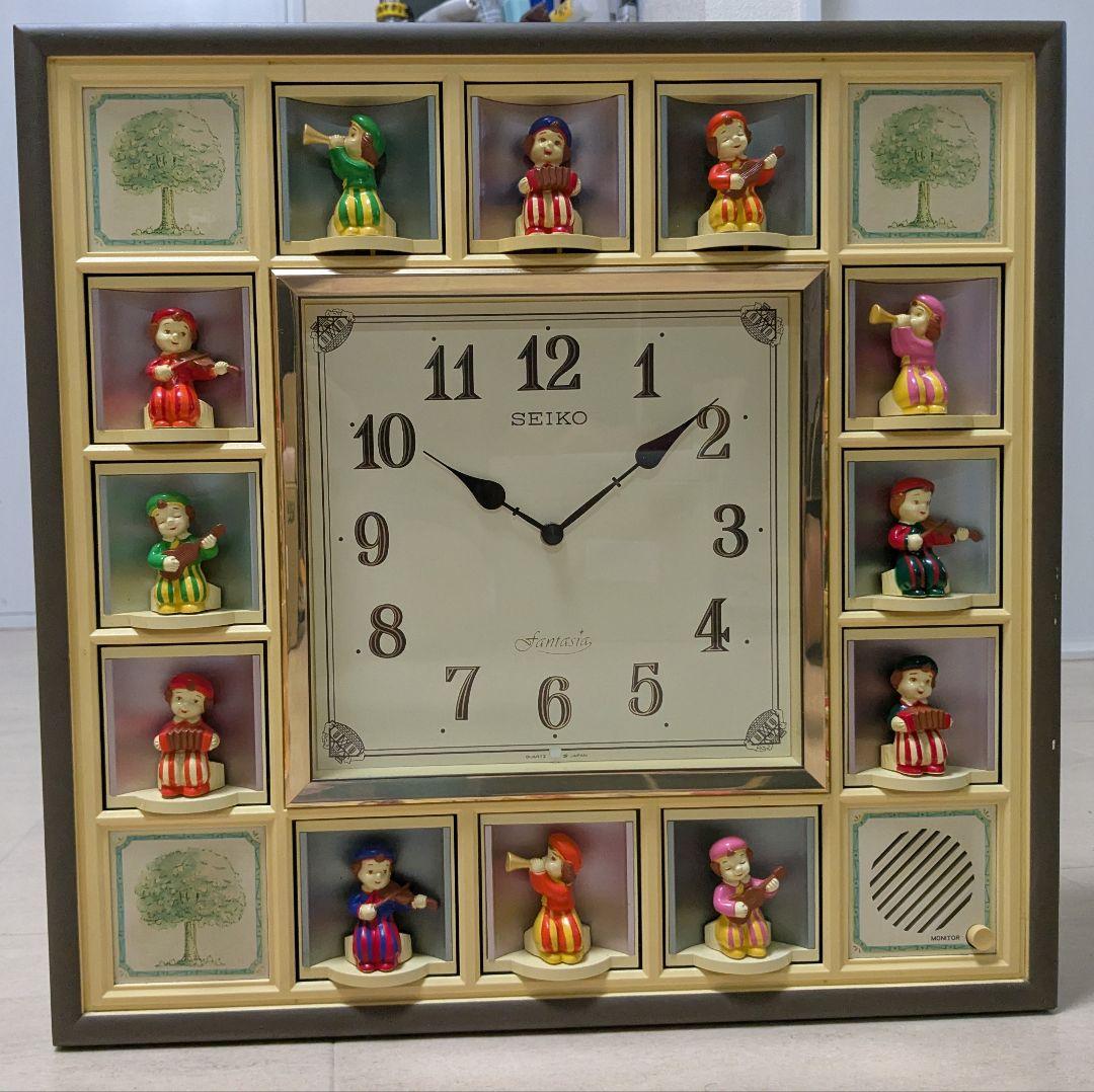 【ジャンク】SEIKO fantasia RE505B からくり時計