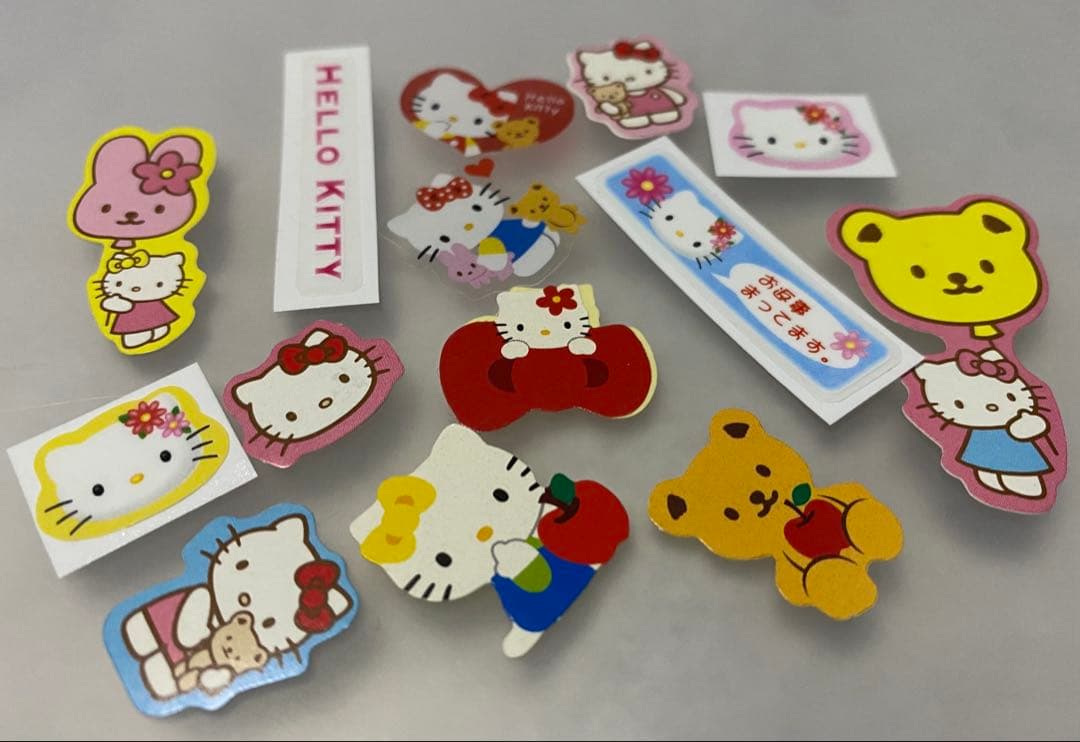平成レトロ キティ フレークシール シール サンリオ ハローキティ 当時