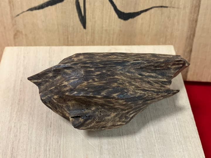 特大 逸品 特割 京都古寺所蔵売切価格天然香木伽羅蜜(香木伽羅沈香)74万円品