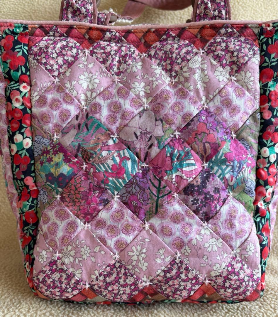 注意:予約品:ミニトートバッグ＊パッチワークキルト＊