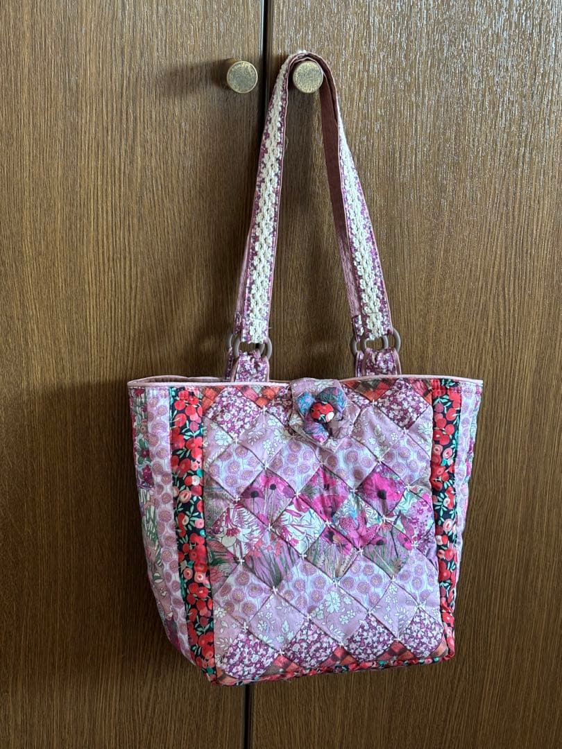 注意:予約品:ミニトートバッグ＊パッチワークキルト＊
