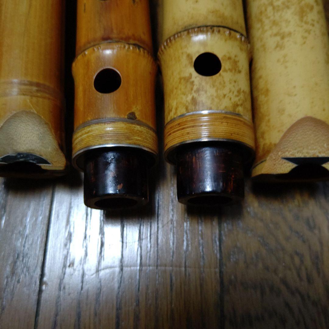諏訪銘　尺八二管　和楽器　伝統楽器　一尺八寸と一尺六寸管