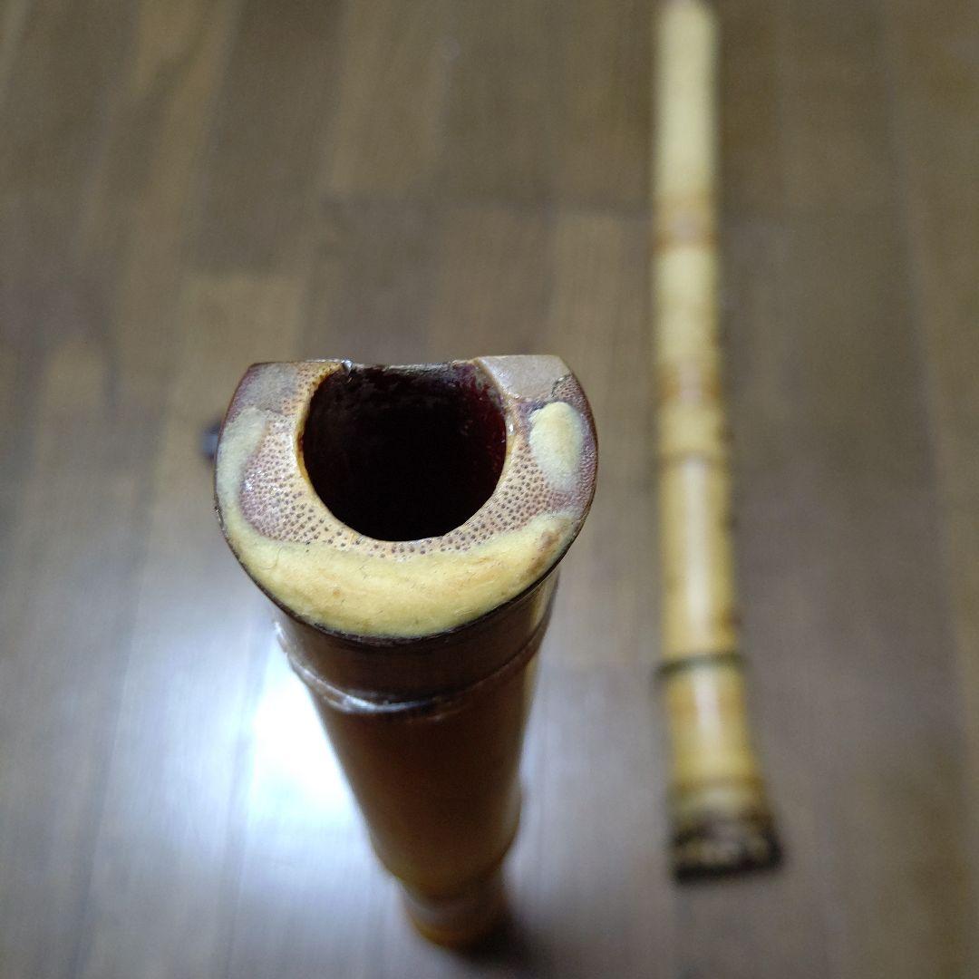 諏訪銘　尺八二管　和楽器　伝統楽器　一尺八寸と一尺六寸管