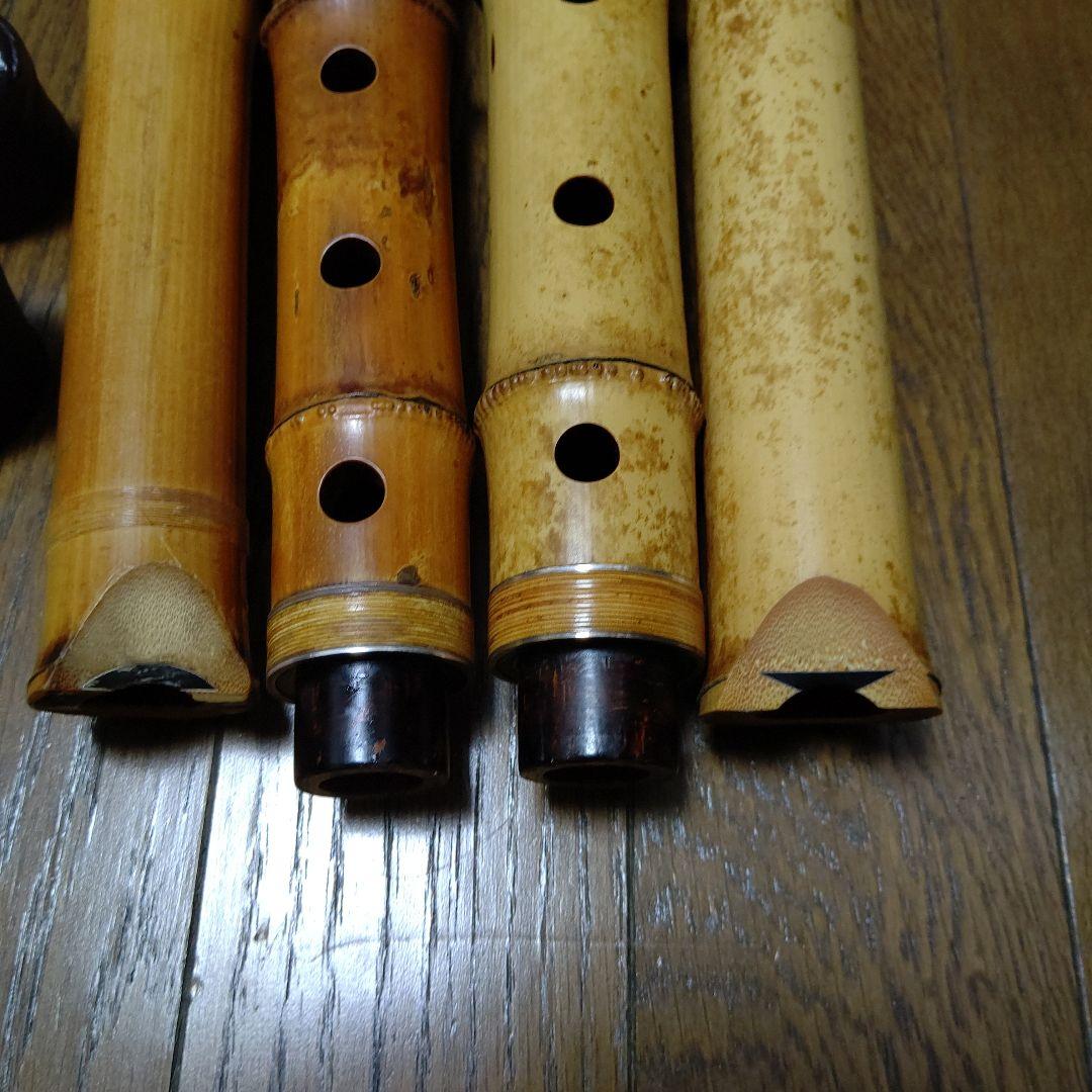 諏訪銘　尺八二管　和楽器　伝統楽器　一尺八寸と一尺六寸管