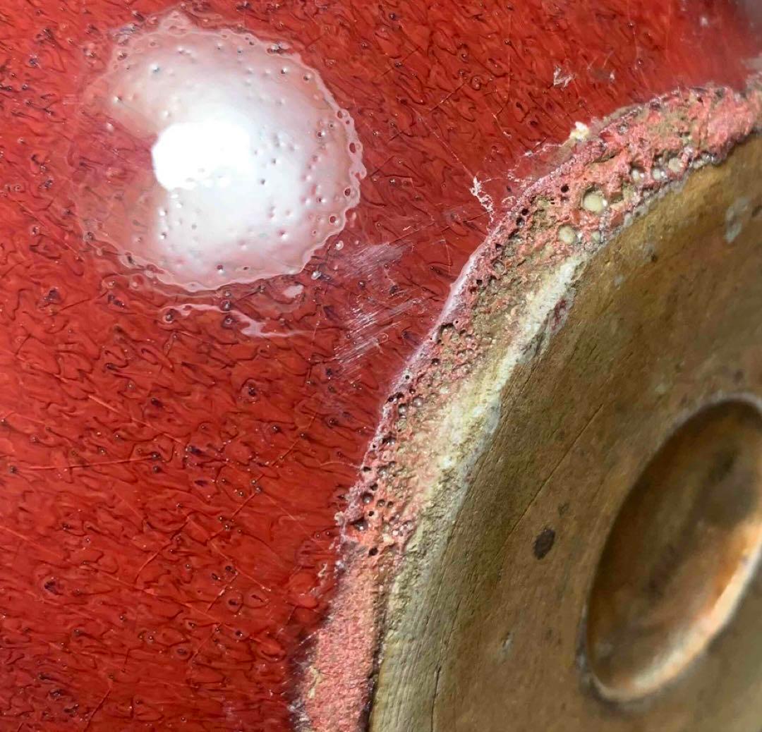 中国 紅釉丸形炉（洗筆） f2250911 - メルカリ