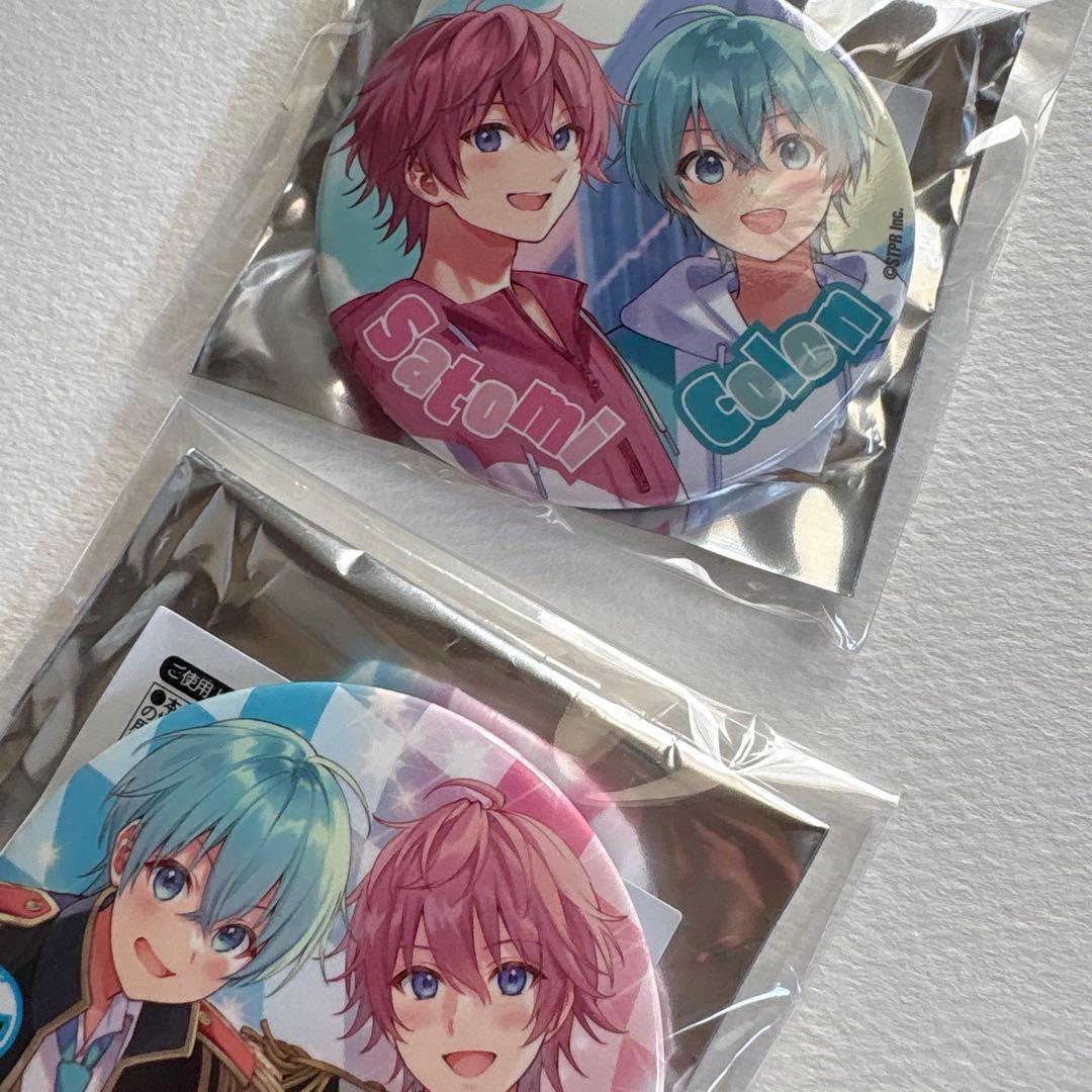 すとぷり さとみくん ころんくん 缶バッジ 2個セット - メルカリ