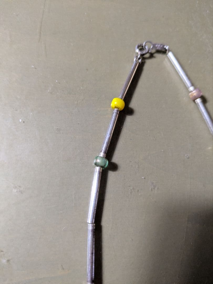 松島巌　トンボ玉ネックレス　アクセサリー