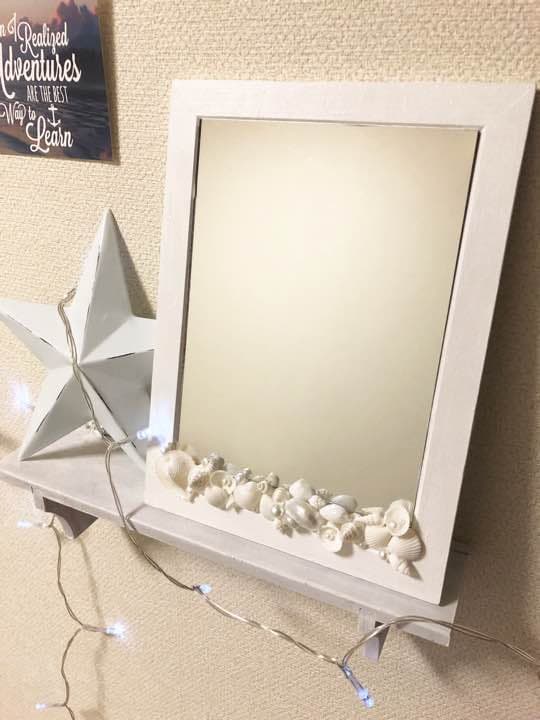 mermaid shell mirror ❤︎ シェルミラー マーメイド
