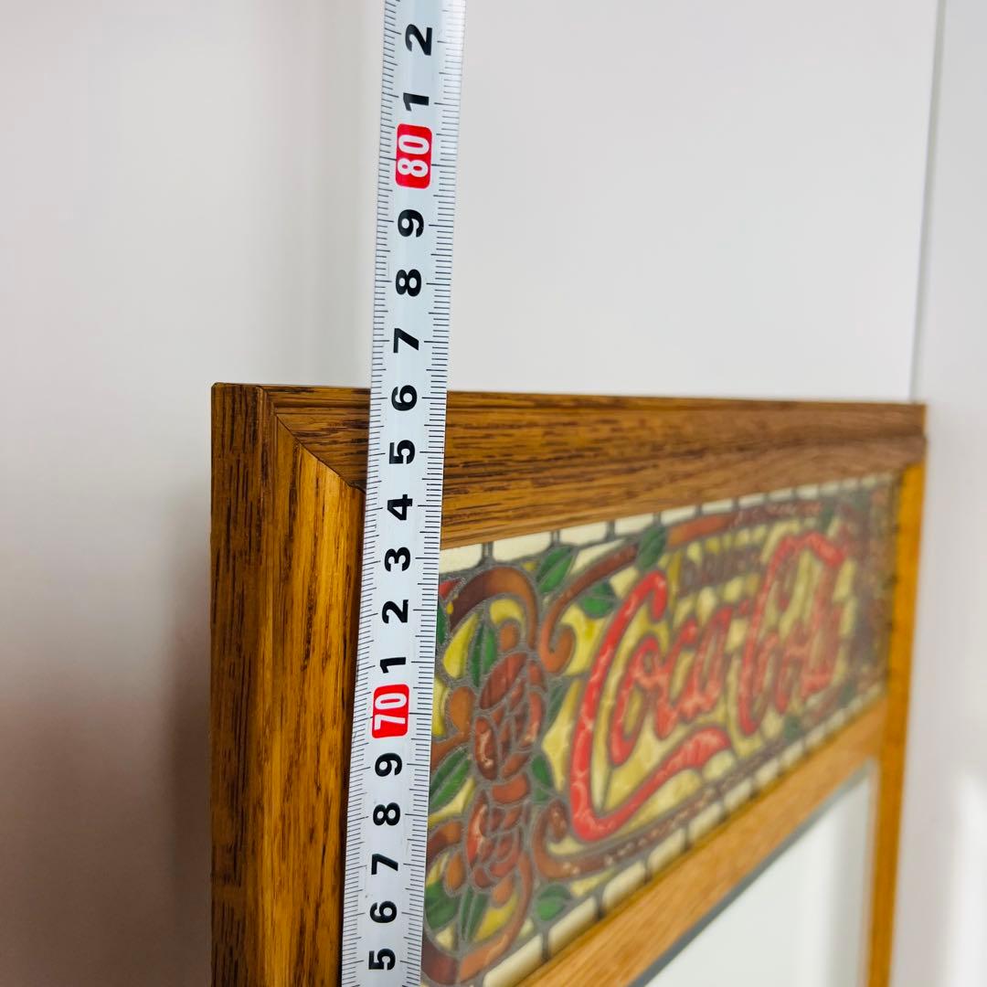 希少　ビンテージ　28年前　コカコーラ パブミラー 鏡