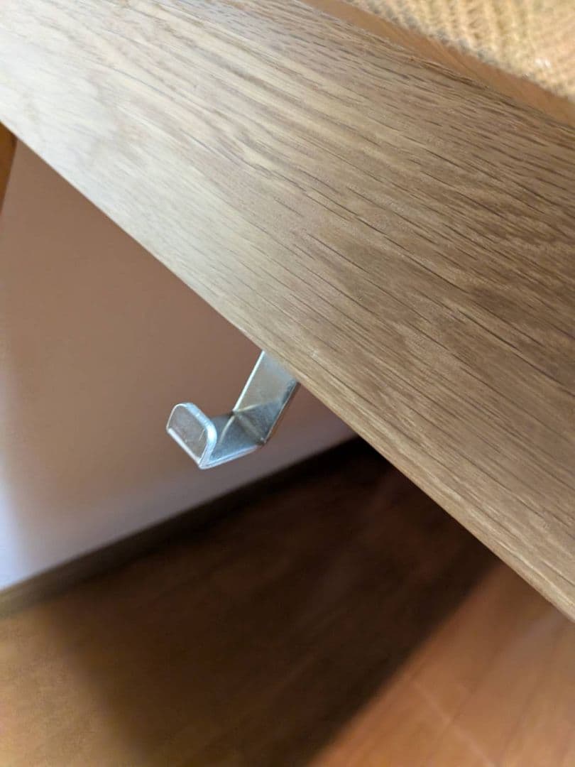 《送料込》無印良品 木製デスク 引出しオーク材 110 事務 学習勉強机テーブル