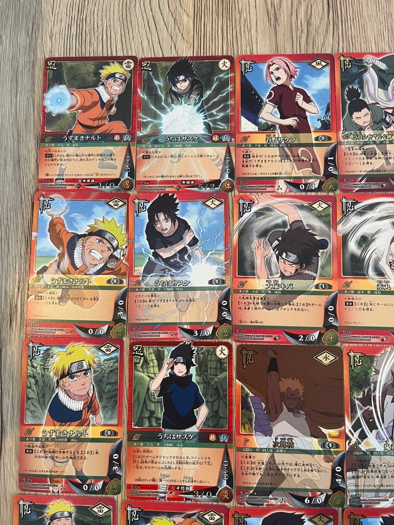 ナルトカード NARUTO カード サスケ奪還編 120枚セット 文字レア41枚