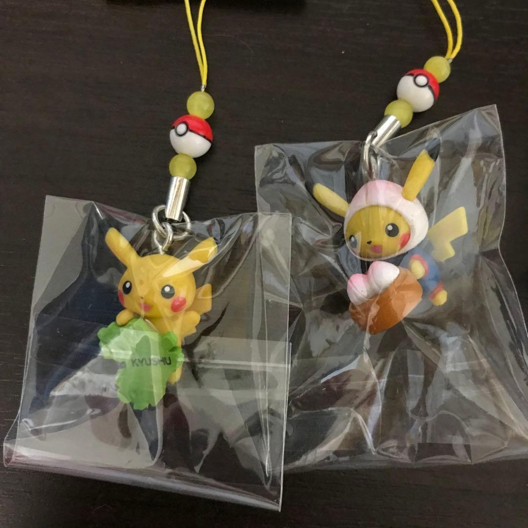 未開封新品】ポケモンご当地ストラップ8個セット ピカチュウ イーブイ