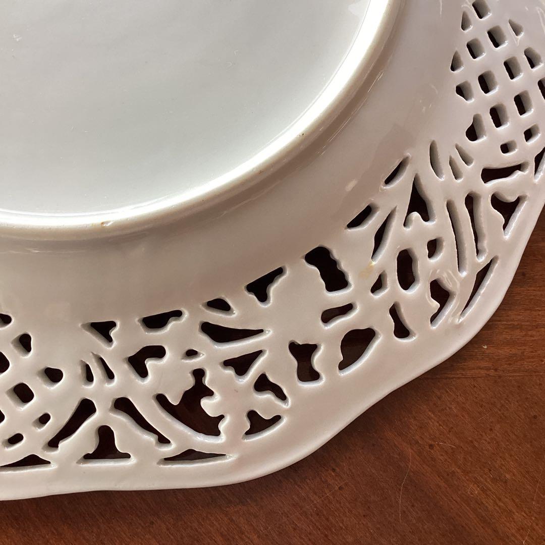 SCHUMANNBAVARIA 勿忘草24cmピアスプレートアンティーク《C》