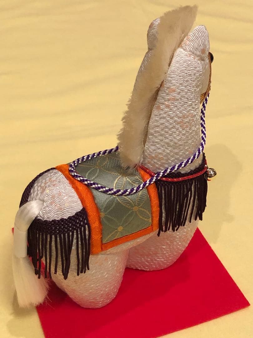 新年　日本製　午　馬　干支　うま　置物　木目込人形　正月