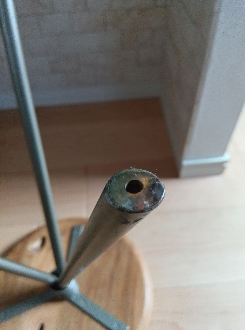 無垢材天板スツール