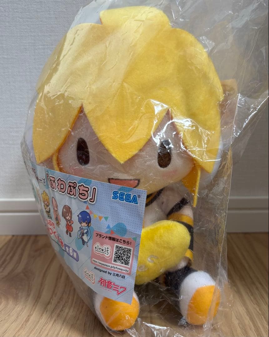 セガ ラッキーくじ ピアプロキャラクターズ 「ふわぷち」 B賞 鏡音レン