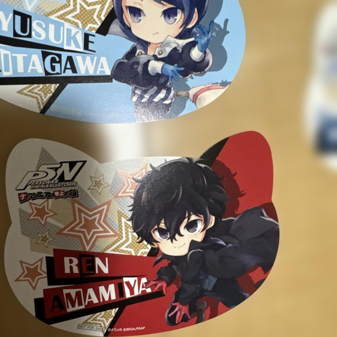 ペルソナ５　ナンジャタウン　アクスタ　全９種　おまけ付　雨宮蓮　明智吾郎