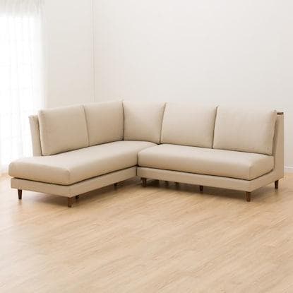 引取セール3万円　ベージュ コーナーソファ L字型 ニトリ　LD1Nシールド左肘