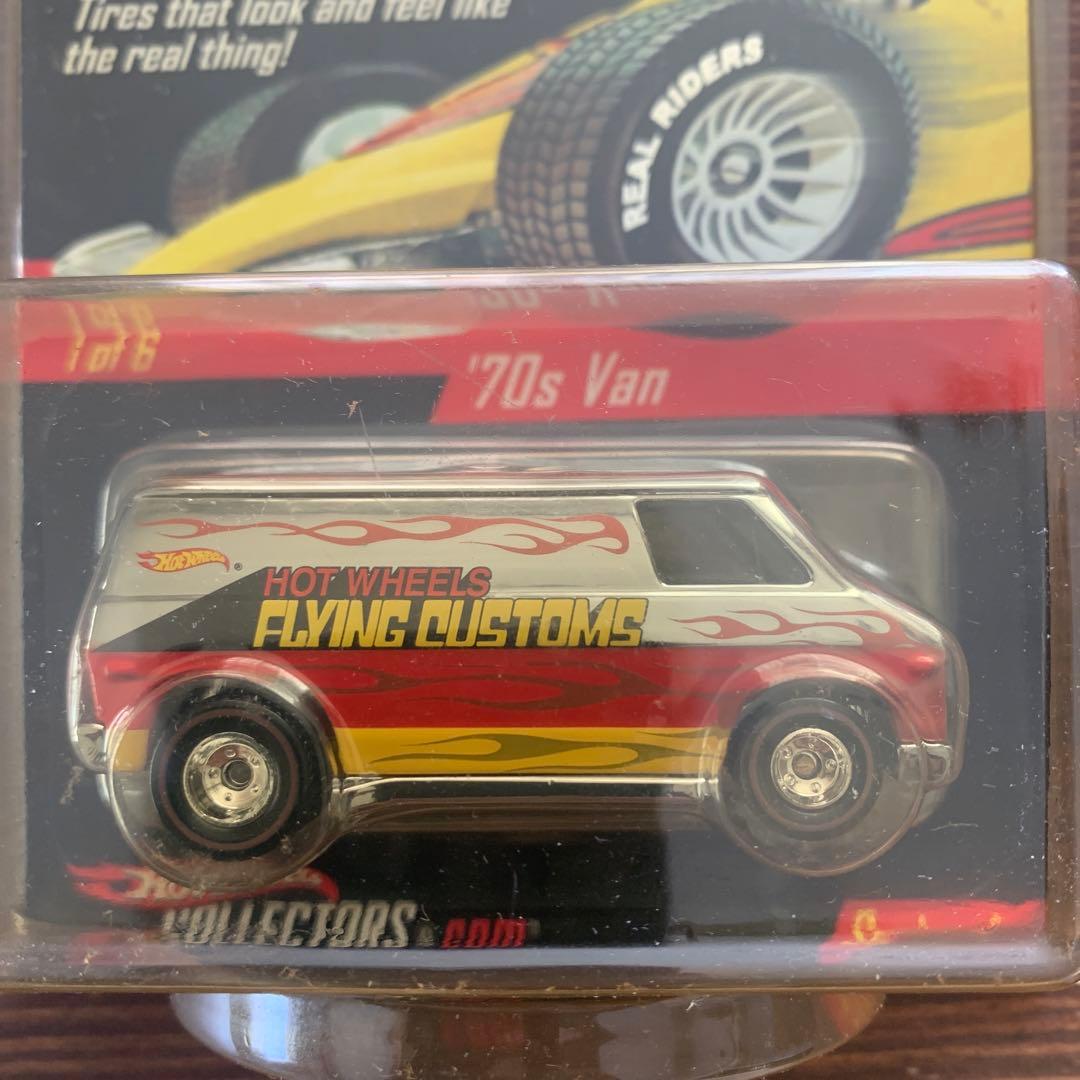 HOTWHEELS☆REAL RIDERS '70s VAN☆ミニカー - メルカリ
