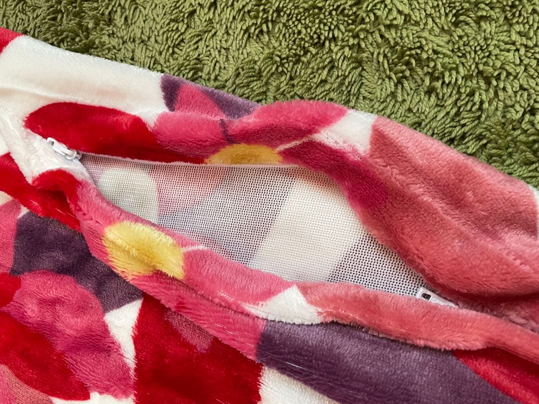 2枚セット【シビラ】　マランタ　あったか掛カバー　シングル　ピンクグリーン各1枚