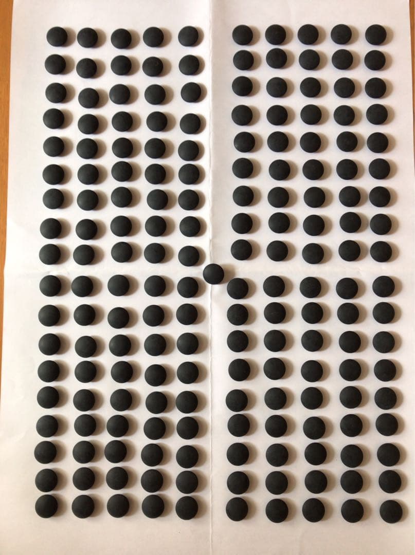 日向特製　本蛤碁石　本那智黒石付　実用31号