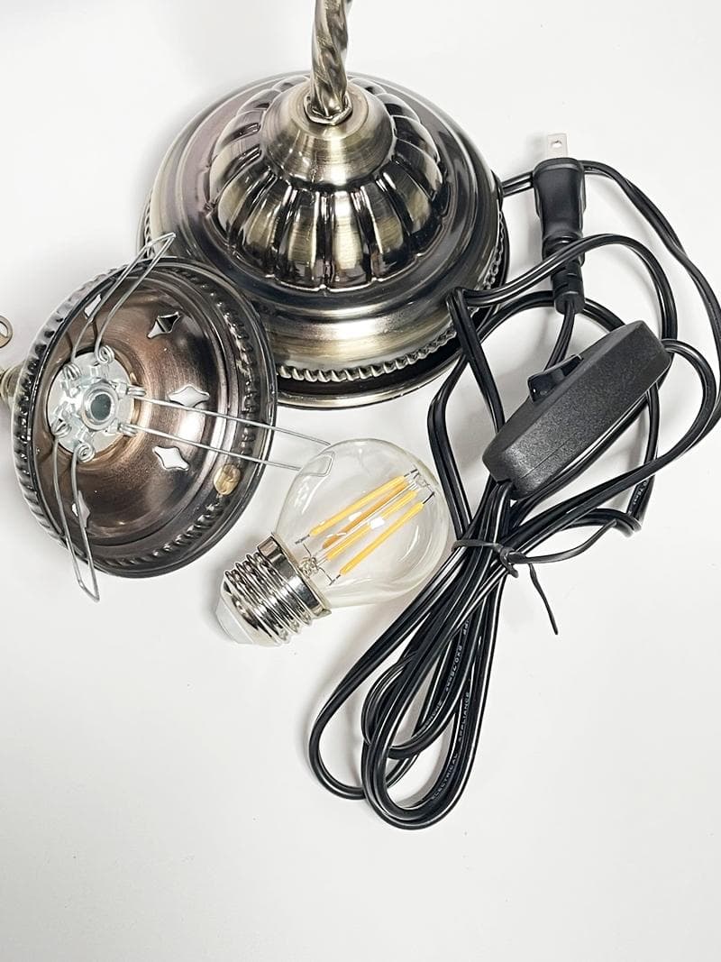 モザイクガラス テーブル ランプ 吊り下げ型 LEDライト 照明器具 インテリア