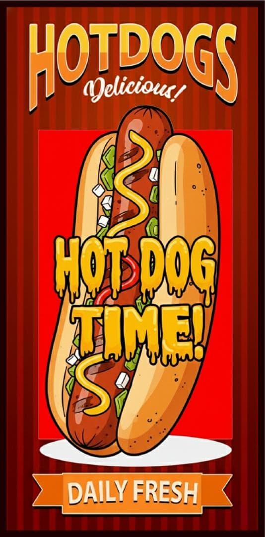 【Lサイズ】ホットドック サンドイッチ 看板 置物 アメリカン雑貨 ライトBOX