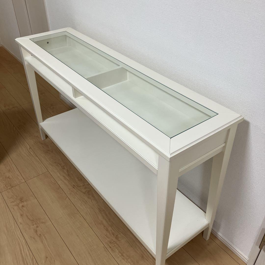 IKEA カウンター ハイテーブル 飾り棚 ガラスショーケース 見せ収納 店舗◎