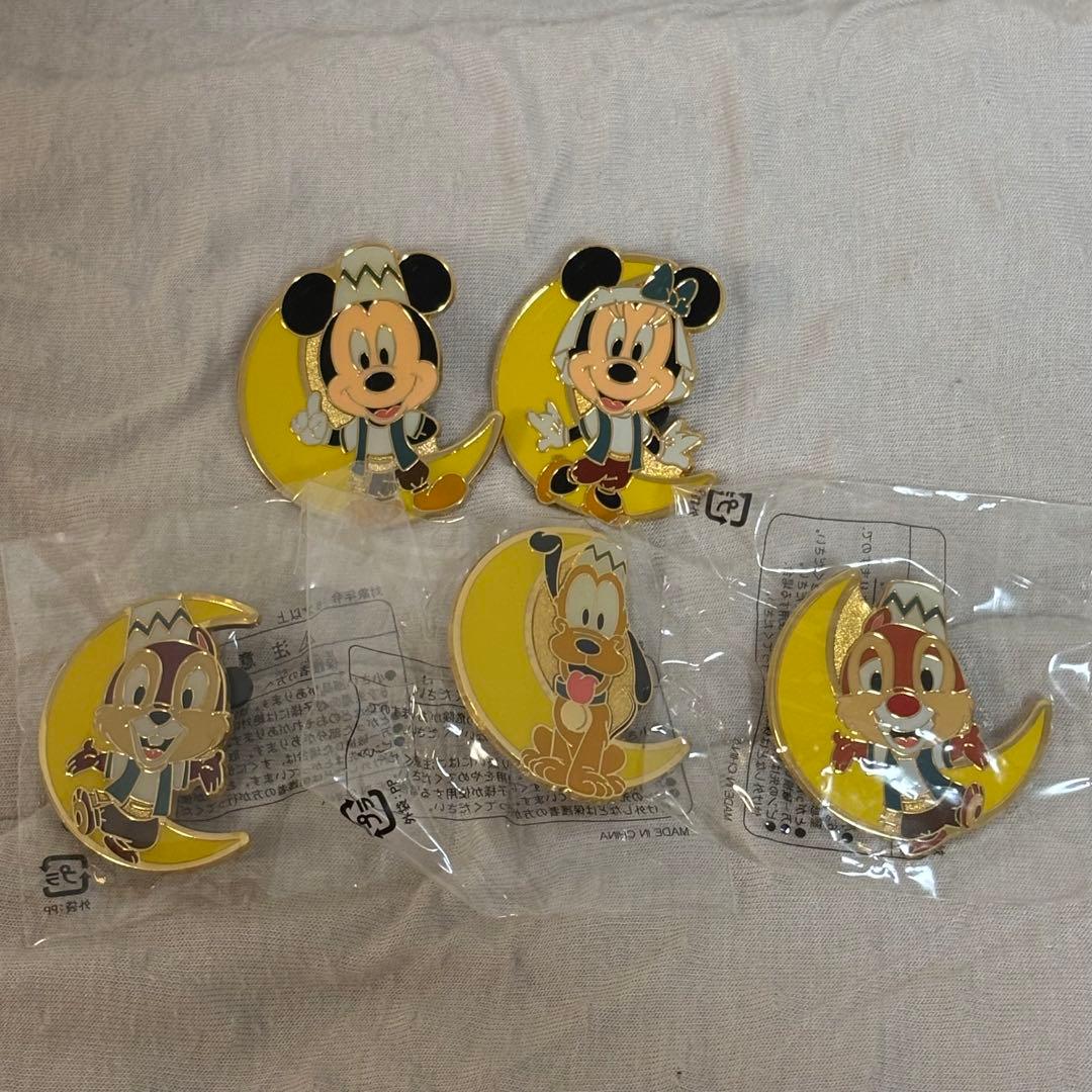 非売品】ミッキーマウス ピンバッジ 5個セット 東京ディズニーシー