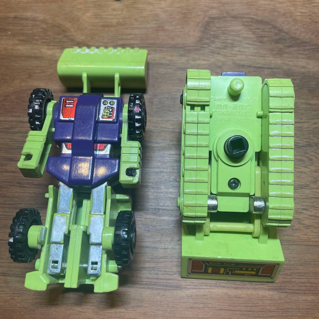 【当時物】トランスフォーマー ビルドロン 巨人兵 デバスター　中古　欠品有り