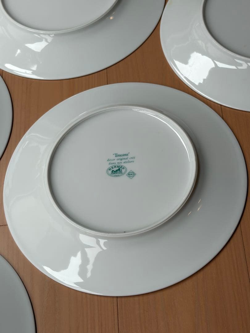 美品 エルメス トゥカン プレート 21.5cm