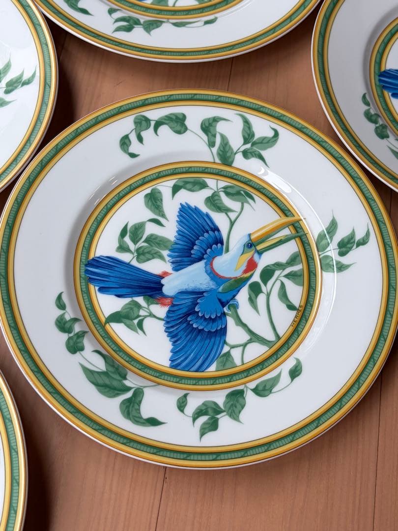 美品 エルメス トゥカン プレート 21.5cm